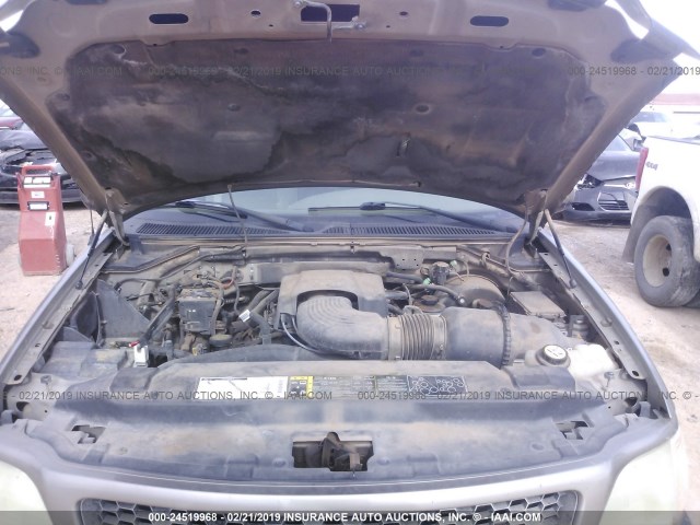 1FTRX17L12KC94024 - 2002 FORD F150 TAN photo 10