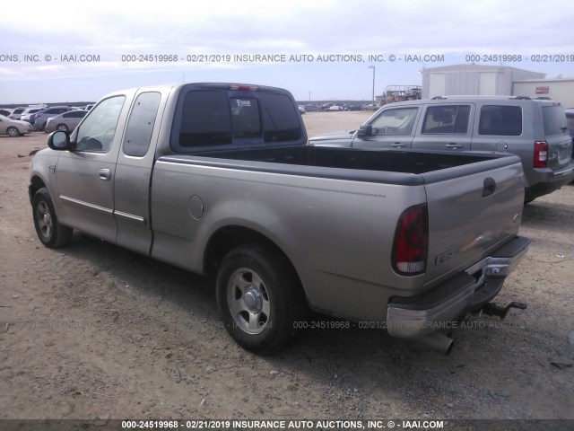 1FTRX17L12KC94024 - 2002 FORD F150 TAN photo 3
