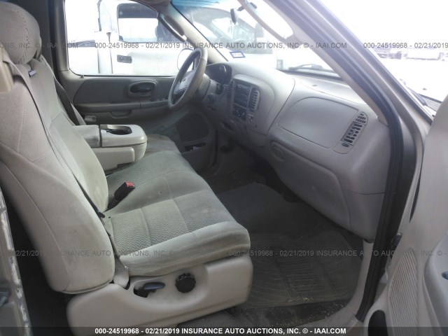 1FTRX17L12KC94024 - 2002 FORD F150 TAN photo 5