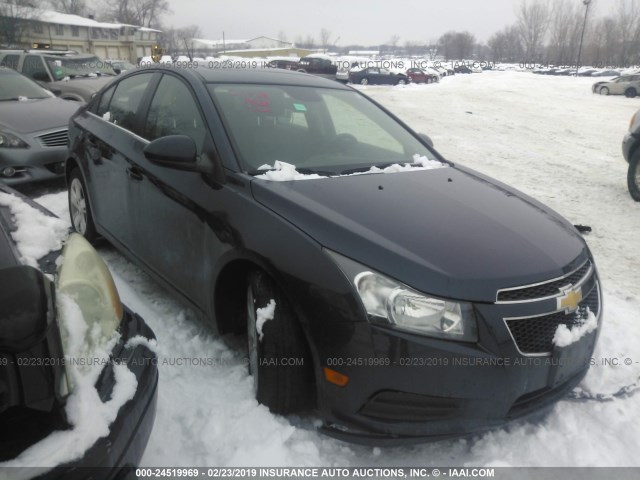 1G1P75SZ1E7100053 - 2014 CHEVROLET CRUZE Dark Blue photo 1