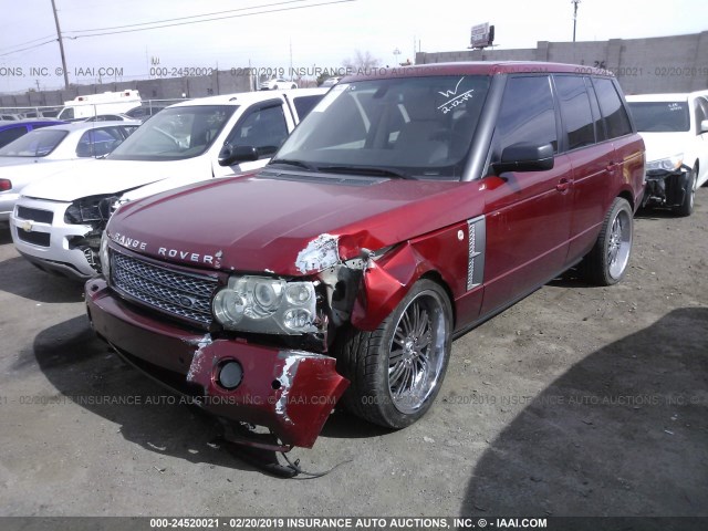 SALMF13486A231518 - 2006 LAND ROVER RANGE ROVER SUPERCHARGED RED photo 6
