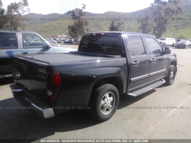 1GCCS136X68205428 - 2006 CHEVROLET COLORADO BLACK photo 4