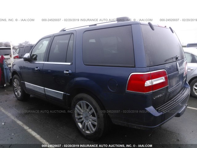 5LMFU275X7LJ02189 - 2007 LINCOLN NAVIGATOR Dark Blue photo 3