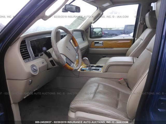 5LMFU275X7LJ02189 - 2007 LINCOLN NAVIGATOR Dark Blue photo 5