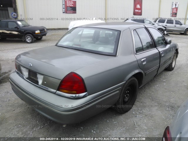 2FAFP74W9YX141827 - 2000 FORD CROWN VICTORIA LX GRAY photo 4