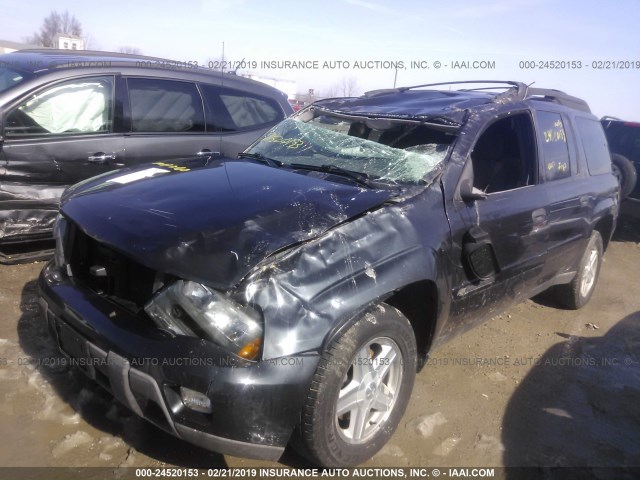 1GNET16S636205178 - 2003 CHEVROLET TRAILBLAZER EXT GRAY photo 2