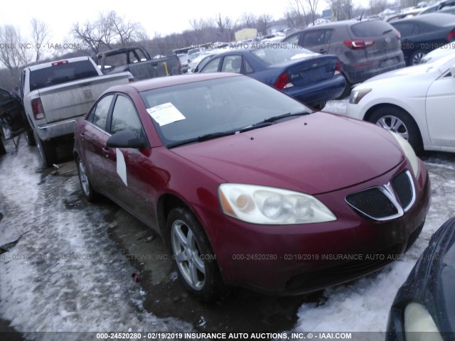 1G2ZG58N974135873 - 2007 PONTIAC G6 SE RED photo 1