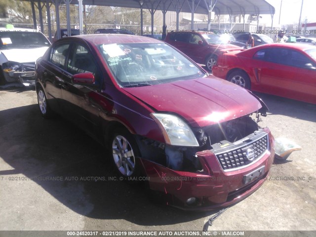 3N1AB61E28L627439 - 2008 NISSAN SENTRA 2.0/2.0S/2.0SL RED photo 1