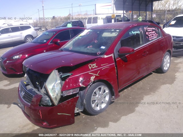 3N1AB61E28L627439 - 2008 NISSAN SENTRA 2.0/2.0S/2.0SL RED photo 2