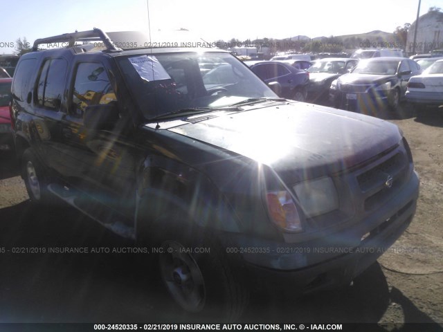 5N1ED28T21C582098 - 2001 NISSAN XTERRA XE/SE GREEN photo 1