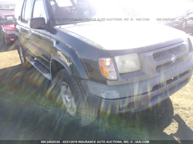 5N1ED28T21C582098 - 2001 NISSAN XTERRA XE/SE GREEN photo 6