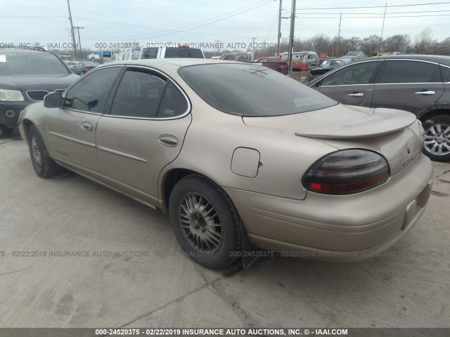 1G2WJ52K4VF317761 - 1997 PONTIAC GRAND PRIX SE TAN photo 3