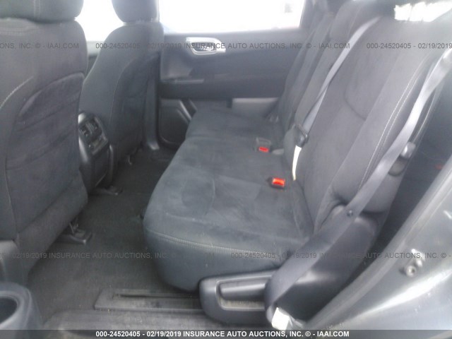 5N1AR2MM6DC667335 - 2013 NISSAN PATHFINDER S/SV/SL/PLATINUM GRAY photo 8