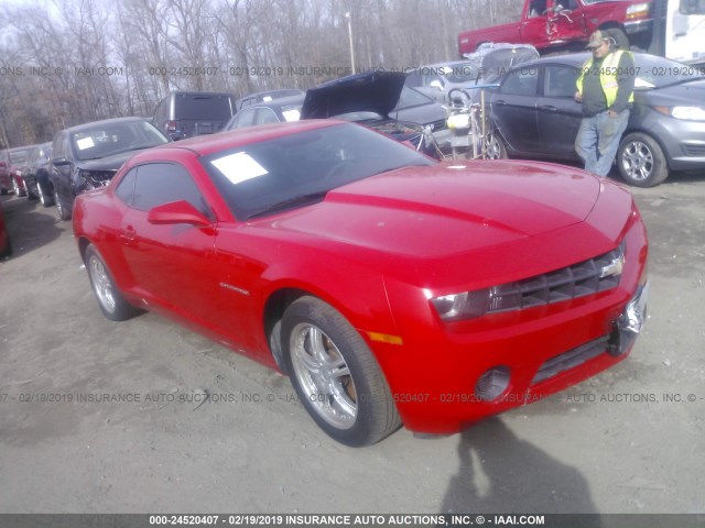 2G1FA1E37C9168740 - 2012 CHEVROLET CAMARO LS RED photo 1