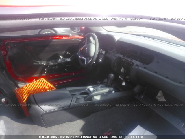 2G1FA1E37C9168740 - 2012 CHEVROLET CAMARO LS RED photo 5