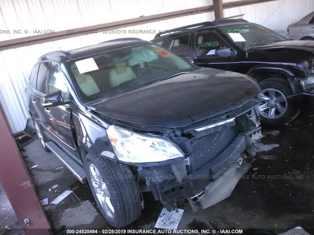 1GNKRLED9BJ220608 - 2011 CHEVROLET TRAVERSE LTZ BLACK photo 1