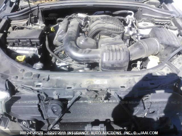 1C4RDHAG3FC113941 - 2015 DODGE DURANGO SXT SILVER photo 10