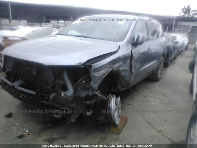 1C4RDHAG3FC113941 - 2015 DODGE DURANGO SXT SILVER photo 2