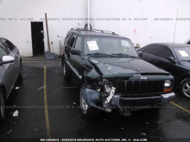 1J4FF68S7XL593697 - 1999 JEEP CHEROKEE SPORT/CLASSIC მწვანე ფოტო 6