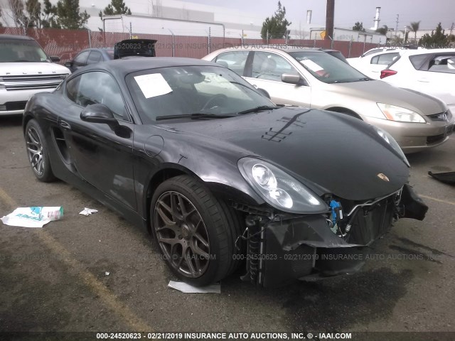 WP0AA2A80EK174504 - 2014 PORSCHE CAYMAN BLACK photo 1