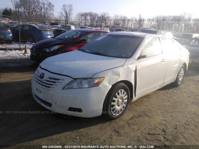 4T1BE46K58U742971 - 2008 TOYOTA CAMRY CE/LE/XLE/SE WHITE photo 2