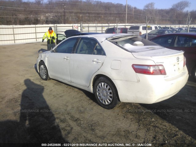 4T1BE46K58U742971 - 2008 TOYOTA CAMRY CE/LE/XLE/SE WHITE photo 3