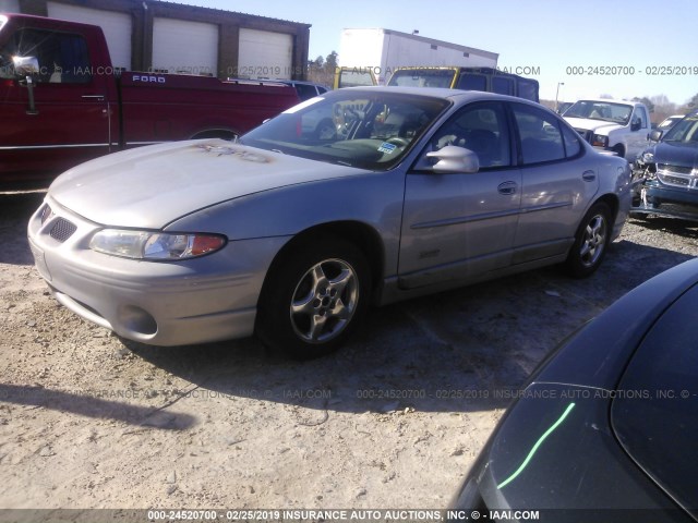 1G2WP5218WF274324 - 1998 PONTIAC GRAND PRIX GTP SILVER photo 2