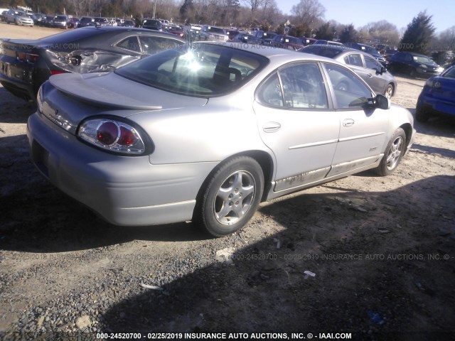 1G2WP5218WF274324 - 1998 PONTIAC GRAND PRIX GTP SILVER photo 4