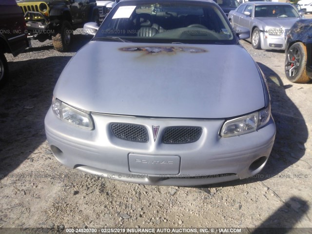 1G2WP5218WF274324 - 1998 PONTIAC GRAND PRIX GTP SILVER photo 6