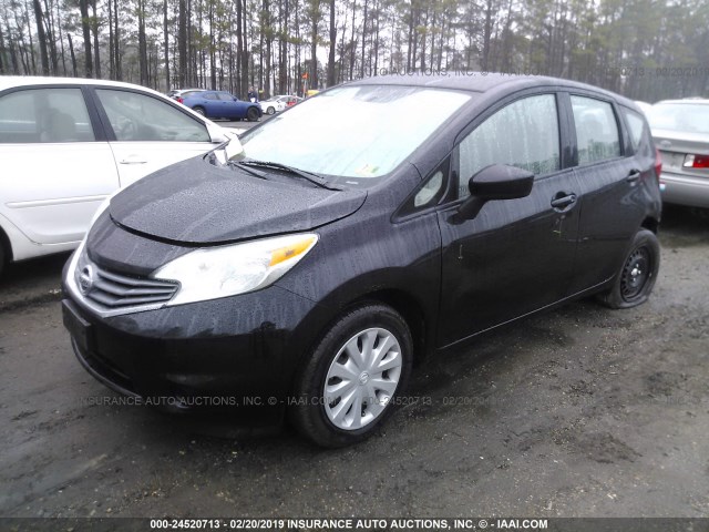 3N1CE2CP2GL401679 - 2016 NISSAN VERSA NOTE S/S PLUS/SV/SL/SR BLACK photo 2