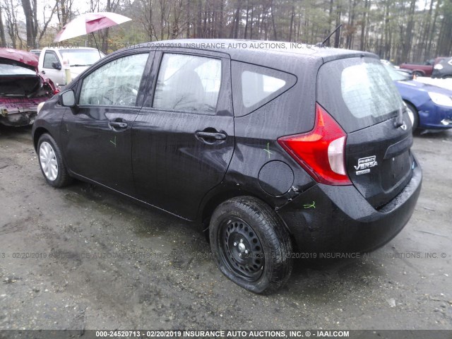 3N1CE2CP2GL401679 - 2016 NISSAN VERSA NOTE S/S PLUS/SV/SL/SR BLACK photo 3