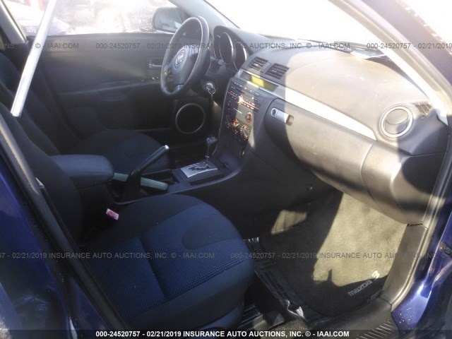 JM1BK323651272565 - 2005 MAZDA 3 S BLUE photo 5