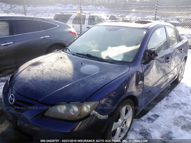 JM1BK323651272565 - 2005 MAZDA 3 S BLUE photo 6