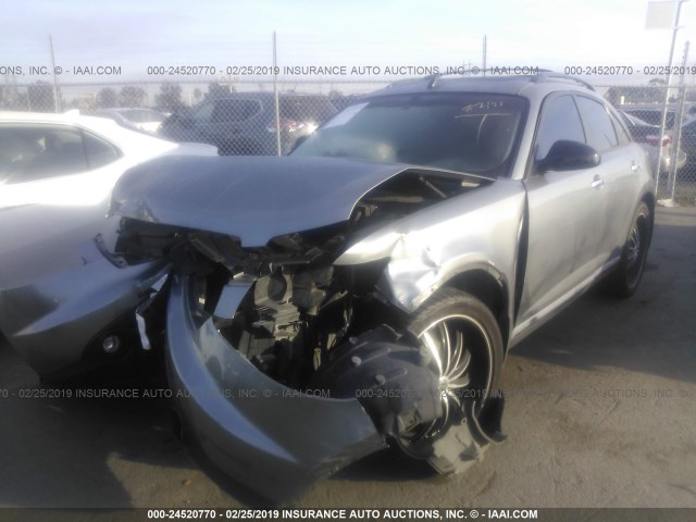 JNRAS08U66X106233 - 2006 INFINITI FX35 GRAY photo 2