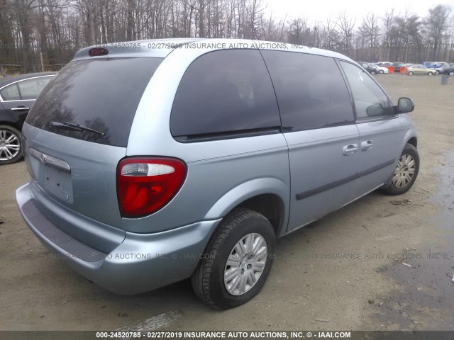 1C4GP45RX5B150833 - 2005 CHRYSLER TOWN & COUNTRY  Light Blue photo 4