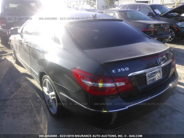 WDDKJ5KB5CF172162 - 2012 MERCEDES-BENZ E 350 BLACK photo 3