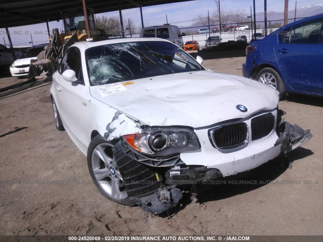 WBAUP73598VF09886 - 2008 BMW 128 I WHITE photo 6