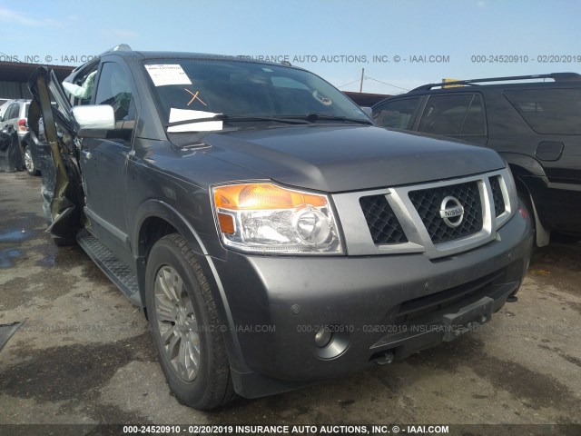 5N1BA0ND8FN611273 - 2015 NISSAN ARMADA SV/SL/PLATINUM GRAY photo 1