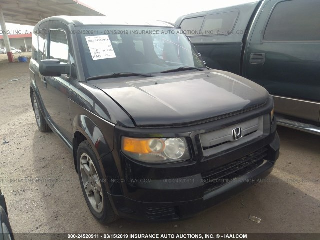 5J6YH18938L000356 - 2008 HONDA ELEMENT SC BLACK photo 1