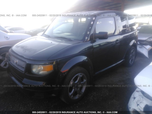 5J6YH18938L000356 - 2008 HONDA ELEMENT SC BLACK photo 2