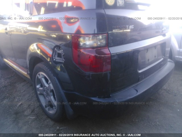 5J6YH18938L000356 - 2008 HONDA ELEMENT SC BLACK photo 6