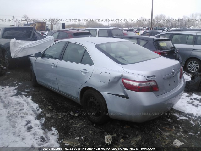 4T1BE46K27U561521 - 2007 TOYOTA CAMRY NEW GENERAT CE/LE/XLE/SE SILVER photo 3