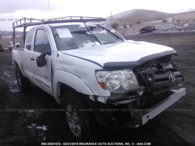 5TEUU42N86Z196638 - 2006 TOYOTA TACOMA ACCESS CAB თეთრი ფოტო 1