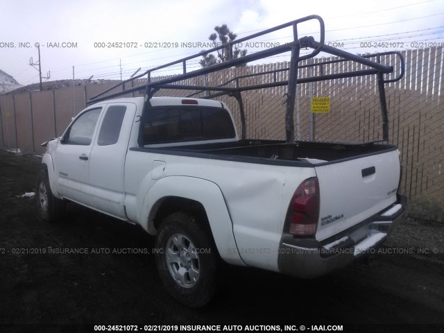 5TEUU42N86Z196638 - 2006 TOYOTA TACOMA ACCESS CAB თეთრი ფოტო 3