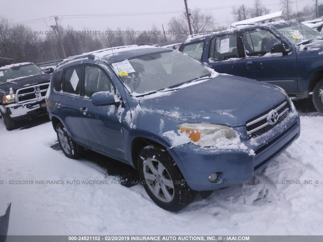 JTMBD31V866014601 - 2006 TOYOTA RAV4 LIMITED BLUE photo 1