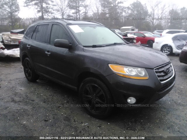 5XYZK4AG9BG048534 - 2011 HYUNDAI SANTA FE GRAY photo 1