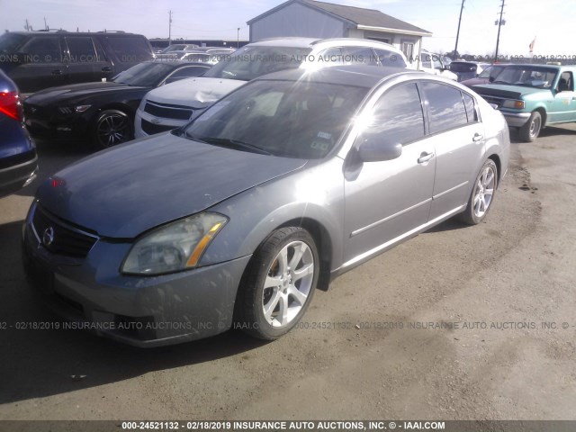 1N4BA41E97C820535 - 2007 NISSAN MAXIMA SE/SL GRAY photo 2