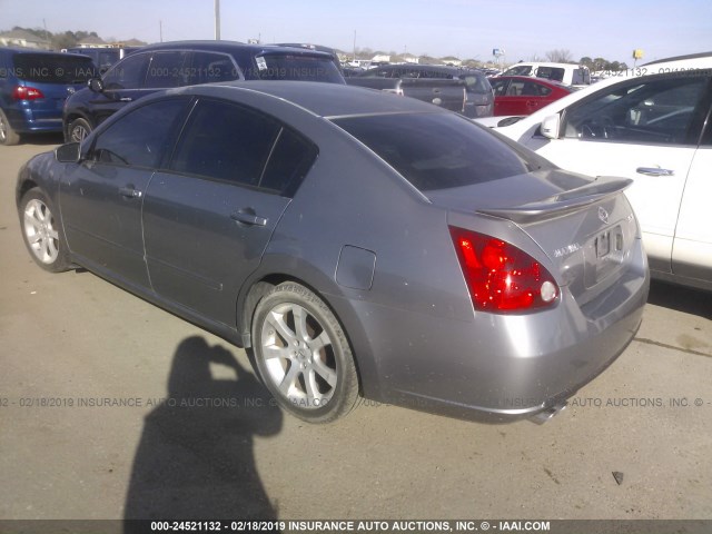 1N4BA41E97C820535 - 2007 NISSAN MAXIMA SE/SL GRAY photo 3