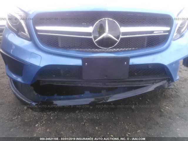 WDDTG5CB6HJ329901 - 2017 MERCEDES-BENZ GLA BLUE photo 6