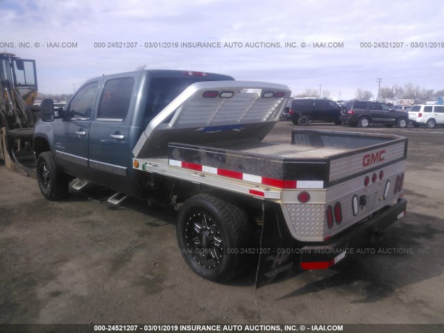 1GTHK23658F115842 - 2008 GMC SIERRA BLUE photo 3